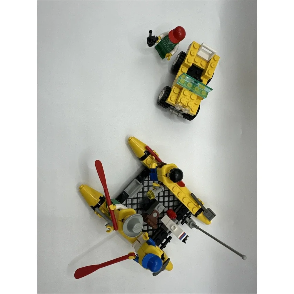 Vintage LEGO Town 6514 Trail Ranger 6665 River Runners Near Complete Sets Lot